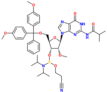 (图片) MC082303 DMT-2'-O-Methyl-rG(ib) phosphoramidite